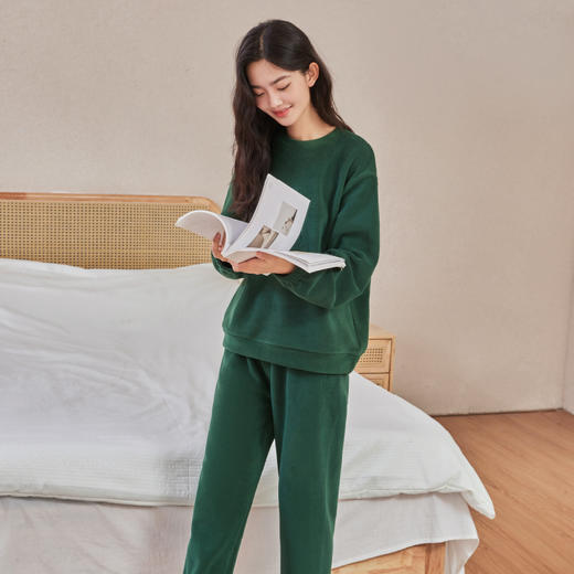 【小熊香香套装】新款睡衣套装  秋冬保暖家居服  加绒加厚 商品图9