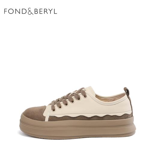 菲伯丽尔简约柔美休闲圆头松糕底板鞋FB33112059 商品图3