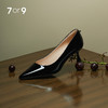 【内购专享】7or9-高跟鞋黑皮诺 商品缩略图0