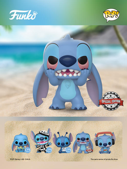 Funko POP动画迪士尼星际宝贝生气史迪奇限定款手办摆件 65040 商品图1