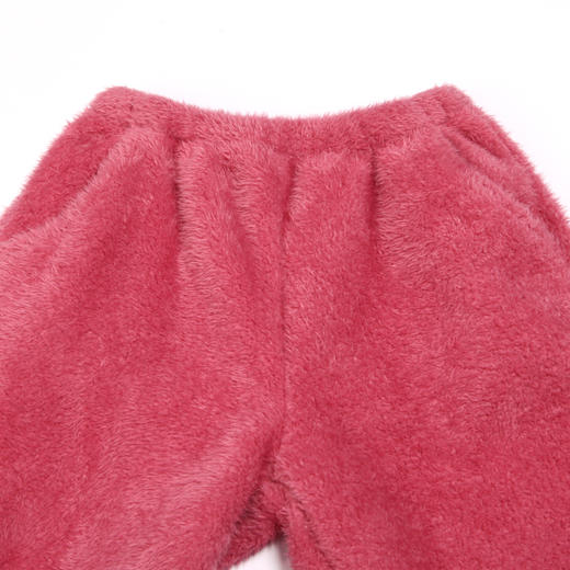 都市丽人眯雅佳长毛绒童装法兰绒厚款长袖长裤类家居服套装JH32B1 商品图8