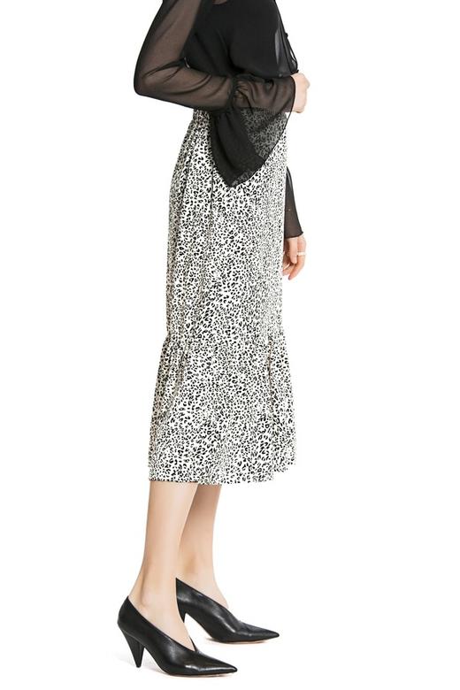 AVA 豹纹印花高腰半身裙 4075 商品图4