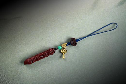 GJXJ0277°小叶紫檀文昌笔挂件 商品图0