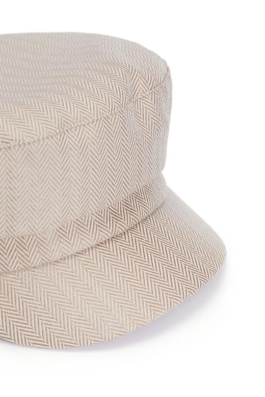 SUMMER & SAGE 米色人字纹报童帽 7787 商品图2