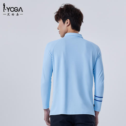 IYOGA瑜伽服高尔夫T恤POLO长袖男款MT015 商品图5