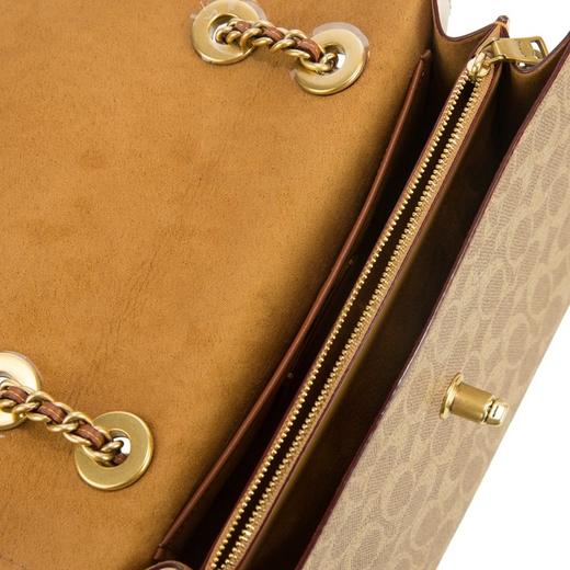 COACH 奥莱款 PARKER迷你女士皮质山茶花单肩包 商品图5