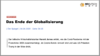 Das Ende der Globalisierung 丨S 商品缩略图0
