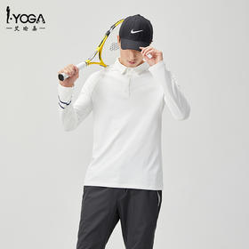 IYOGA瑜伽服高尔夫T恤POLO长袖男款MT015