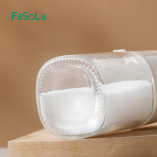 FaSoLa定量盐罐调料盒厨房家用撒盐控量调味罐防潮密封调味罐套装 商品图11