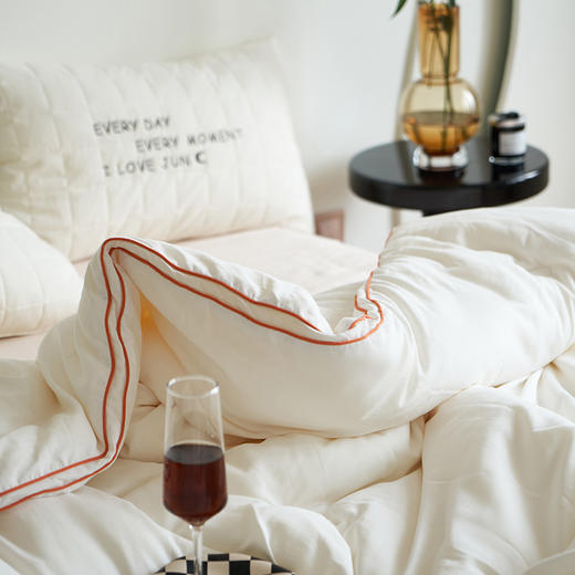 【双立秋冬被】被芯良品秋冬被子纯色双人立体被子简约亲肤加厚 商品图1