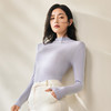 都市丽人轻暖保暖衣女5至15度适穿适穿AMP罗纹随意裁发热纤维薄款单件保暖衣上衣秋衣新年本命年红品LW35A1 商品缩略图1