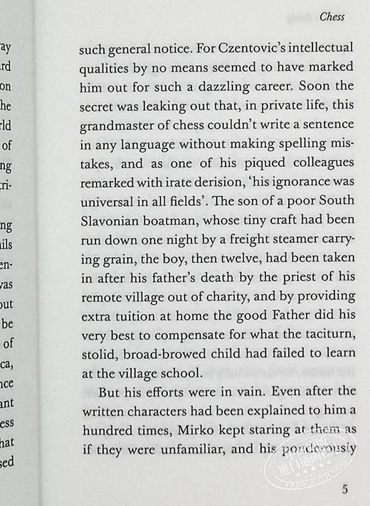 预售 【中商原版】企鹅小布纹经典系列夏季 茨威格 象棋的故事 Chess A Novel 英文原版 斯蒂芬 Stefan Zweig 奥地利小说家 商品图4