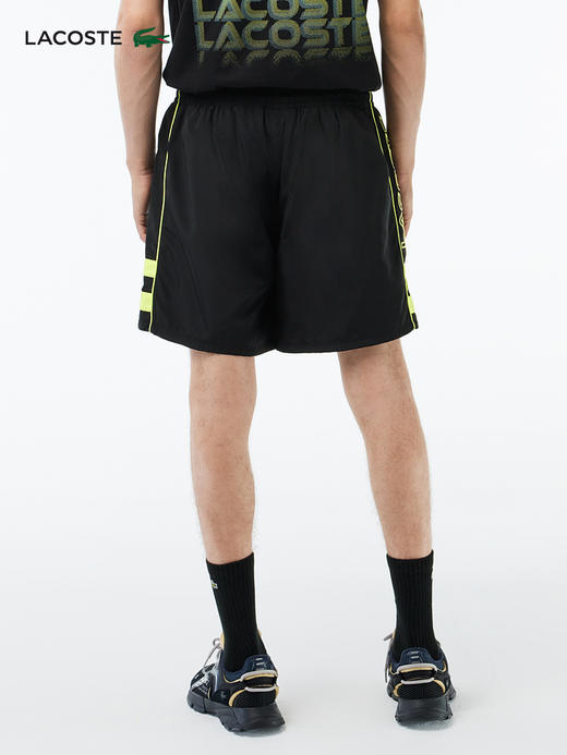 【海南专供价】Lacoste法国鳄鱼男士新款撞色运动短裤GH1879-98 商品图2