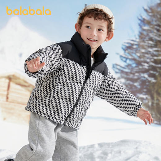 巴拉巴拉儿童羽绒服男童外套冬装新款宝宝童装加厚保暖亲子装 商品图2