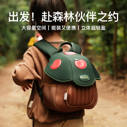 zoyzoii蘑菇书包女孩幼儿园男孩一到三年级宝宝秋游开学礼物 商品图4