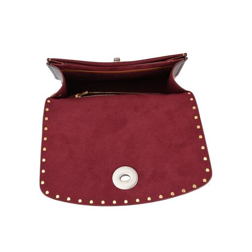 COACH 专柜款小号女士皮质山茶花手提斜挎包单肩包 商品图5