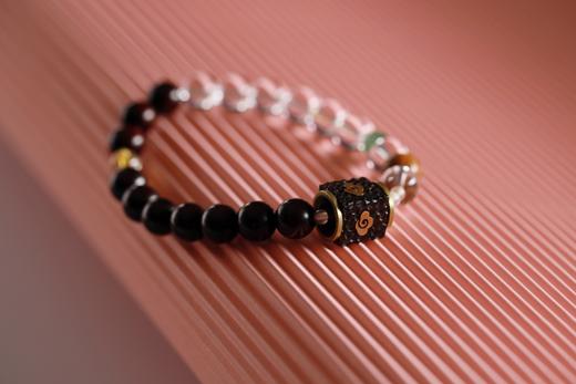 XYZT0527°紫檀水晶手链手串 商品图1