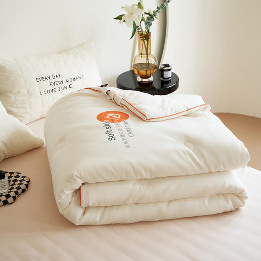 【双立秋冬被】被芯良品秋冬被子纯色双人立体被子简约亲肤加厚 商品图9