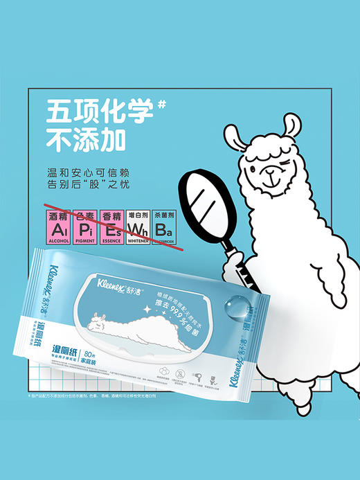 【12元会员福利】舒洁湿厕纸家庭装40抽    商品图2