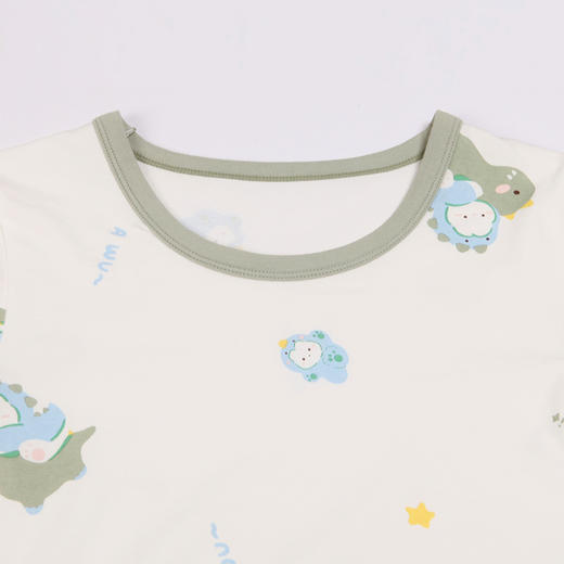 都市丽人轻暖保暖衣女5至15度适穿棉拉架童装棉质套装薄款保暖衣套装JW39A3 商品图8