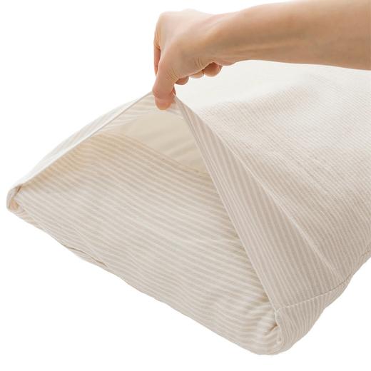 枕套 水洗棉 米色 ST 商品图4