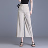 宽松休闲时尚裙裤，松紧腰简约修身九分阔腿裤MYX-BFZY-8507-L 商品缩略图0