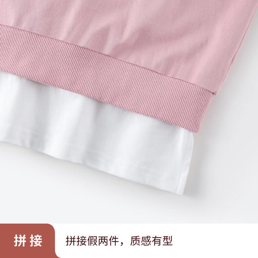 【清仓捡漏】【110-130】【LAVI】女童春秋款卫衣打底裤两件套（上装：100%棉 下装：92%棉 8%氨纶） 商品图7