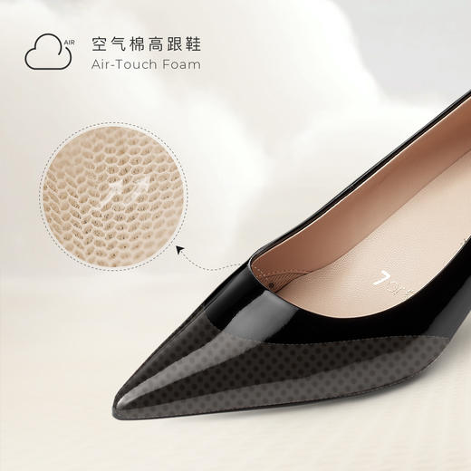 【内购专享】7or9-高跟鞋黑皮诺 商品图2