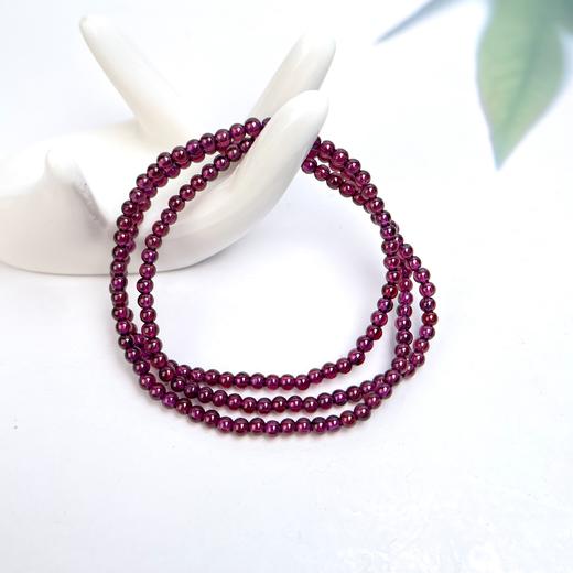 39763紫牙乌三圈手串3mm 商品图0