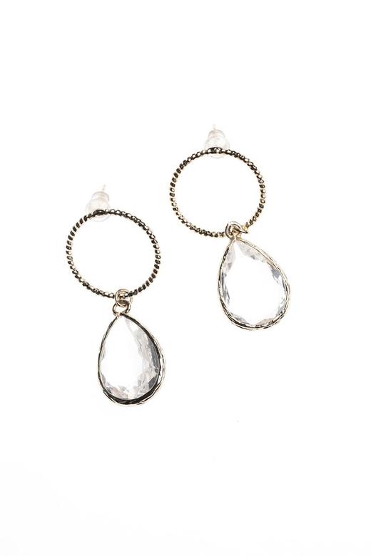 AVA 水滴造型锆石耳环 3549 商品图2