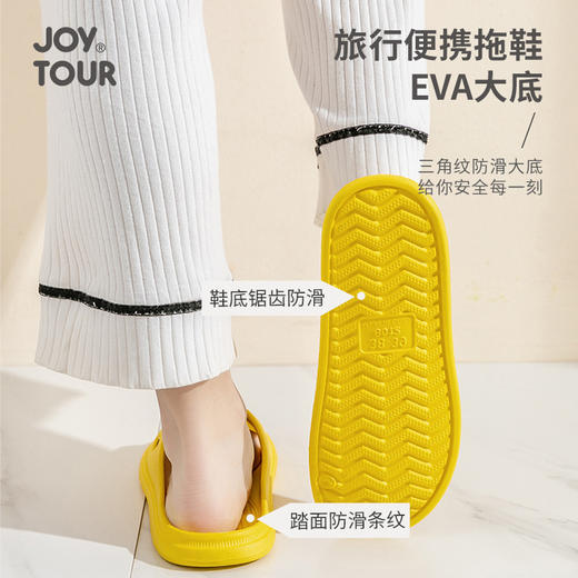 「数色可选！旅行便携拖鞋」新款家居拖鞋女夏季防滑踩屎感居家日用凉拖鞋情侣浴室拖 商品图3