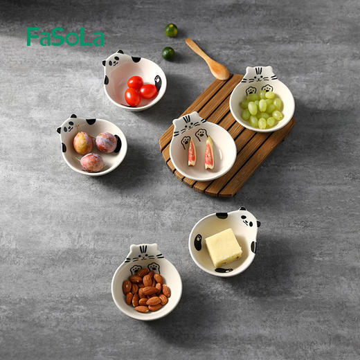 FaSoLa日式陶瓷酱油醋碟味碟蘸料碟家用火锅调料蘸酱碟小菜咸菜碟 商品图11