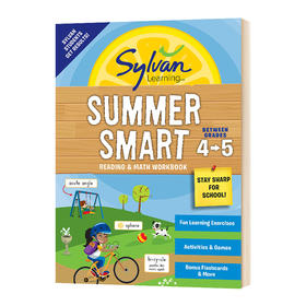 美国小学4-5年级暑假阅读数学技巧练习册 英文原版 Sylvan Summer Smart Workbook 4 5 英文版 进口原版英语书籍