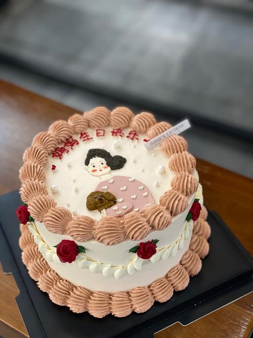 妈妈手绘裱花蛋糕 商品图0