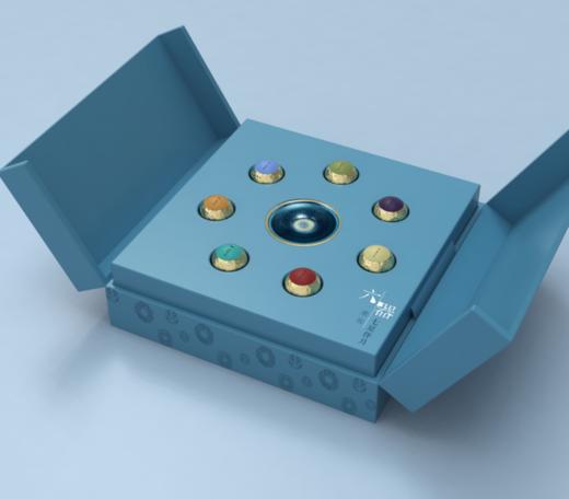 六器七星伴月茶礼 商品图0