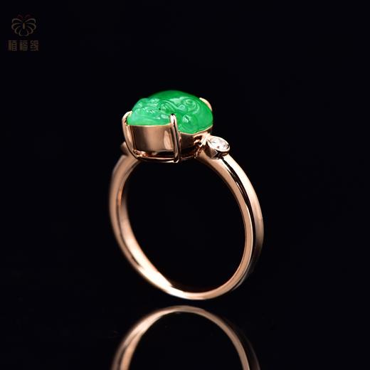 【招财】金蟾满绿戒指  JZ12308035 商品图1