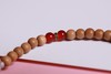 LSTX0188°印度老山檀香|白/红玛瑙手链手串 商品缩略图4