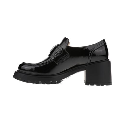 sheme新生系列进口牛漆皮简约时尚厚底中跟女士乐福鞋可定制 商品图1