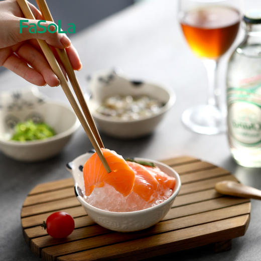 FaSoLa日式陶瓷酱油醋碟味碟蘸料碟家用火锅调料蘸酱碟小菜咸菜碟 商品图4