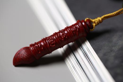 XYZT0448°守护功名小叶紫檀文昌笔手持珠手串 商品图3