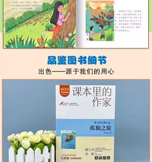 爱阅读·课本里的作家 曹文轩经典小说：孤独之旅 九年级  商品图2