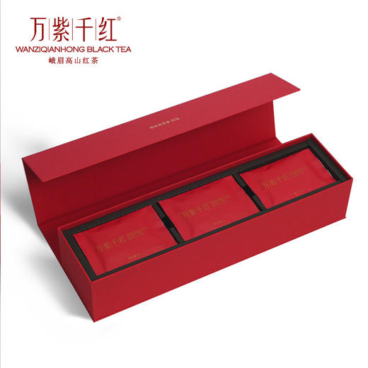 万紫千红峨眉高山红茶特级(品味)礼盒装茶叶180g 商品图4