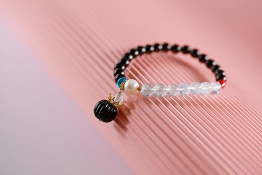 XYZT0531°紫檀水晶手链手串 商品图2