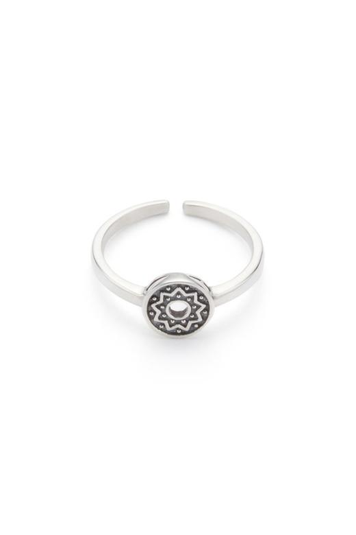 Joseph Lee 朋克风925银开口戒指 7545 商品图1