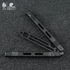 汉道梵音蝴蝶刀练习刀未开刃全钢花式甩手刀 商品缩略图9