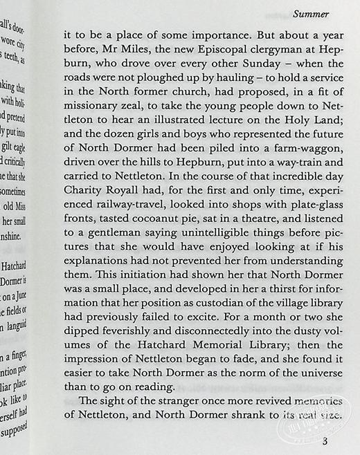 预售 【中商原版】企鹅小布纹经典系列夏季 伊迪丝 沃顿 夏天 Summer 英文原版 Edith Wharton 纯真年代 作者 商品图5