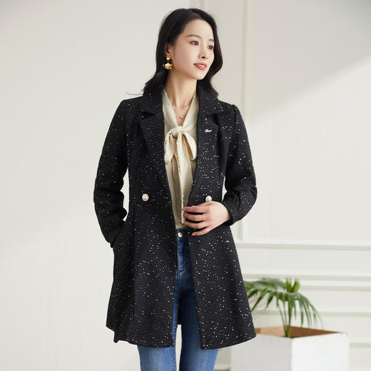 【气质名媛】罗蒙连衣裙小香风舒适百搭优雅西装领外穿内搭裙子女 商品图3