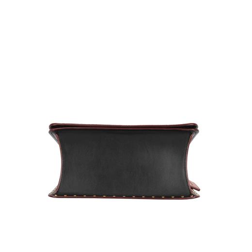 COACH 专柜款小号女士皮质山茶花手提斜挎包单肩包 商品图4