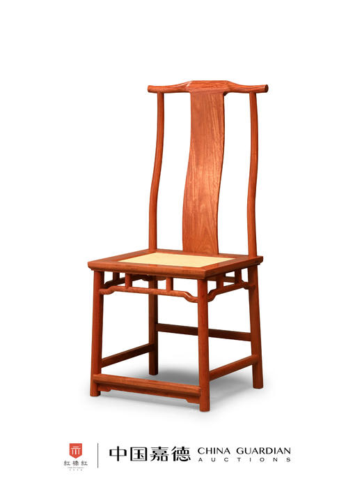 红桥红  家具严选  缅甸花梨（大果紫檀）【藤面 马未都 S背 灯挂椅】 商品图0