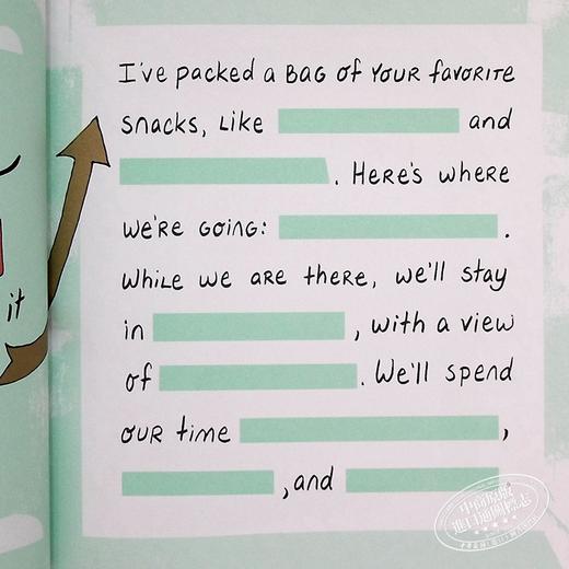 【中商原版】关于你的故事 我写了一本关于你的书 英文原版 I Wrote A Book About You M H Clark 插画绘本 治愈系画风 精装礼品书 商品图5